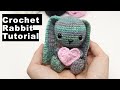 Bunny Rabbit Crochet amigurumi doll pattern tutorial (FULL)