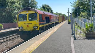 It’s an orange 🍊 “City of Doncaster” 66508 4E81 Felixstowe North F.L.T. to Doncaster Ept (F'Liners)