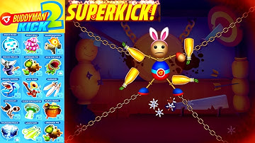 Buddyman Kick 2 Android Gameplay - All SuperKicks | Kick the Buddy 2021