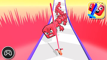 Sword Cut Run - Gameplay Walkthrough Part 4 - Game Levels 14-16 (iOS, Android)