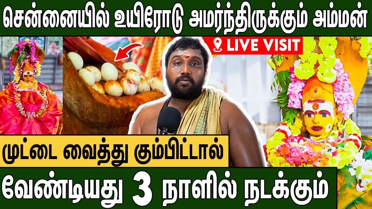 தீராத பிரச்சனைகளை தீர்க்கும் அதிசய அம்மன் Nagavalli Amman Kovil In Chennai Mogappair Live Visit