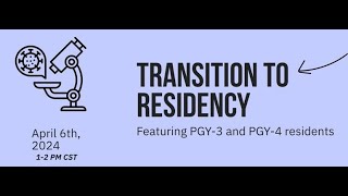 Spring Symposium 2024 | Transition to Residency Panel