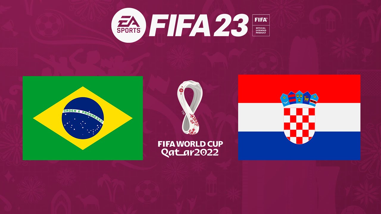 Simulamos Brasil x Croácia no FIFA 23; veja resultados e lances