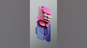 Looping shapes  #3danimation #c4d #motiongraphics #abstract #digitalart