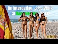  beautiful 360 walk at barcelona beach  vr 4k360