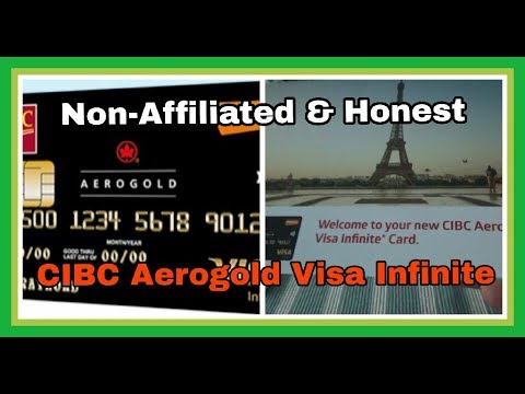 Non-Affiliated | CIBC Aerogold Visa Infinite Credit Card Unboxing & Review |