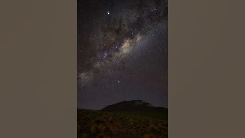 Milky Way time lapse in the high desert outside of San Pedro de Atacama Chile  #space #cosmic #nasa