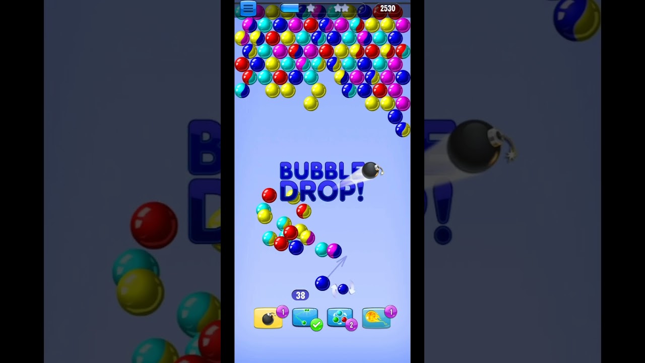 Bubble shooter Game nivel 365 e 366 jogo de bolinhas colorida