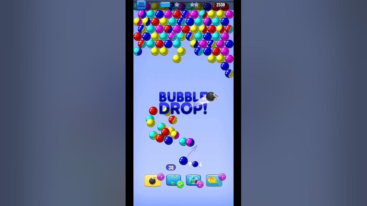 Bubble shooter Game nivel 365 e 366 jogo de bolinhas colorida Gameplay 