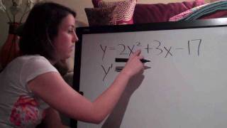 Basic Derivatives Example 1 (KristaKingMath) Content