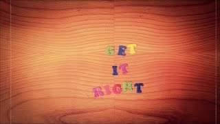 Video thumbnail of "David Myhr - Get It Right (Lyric Video)"