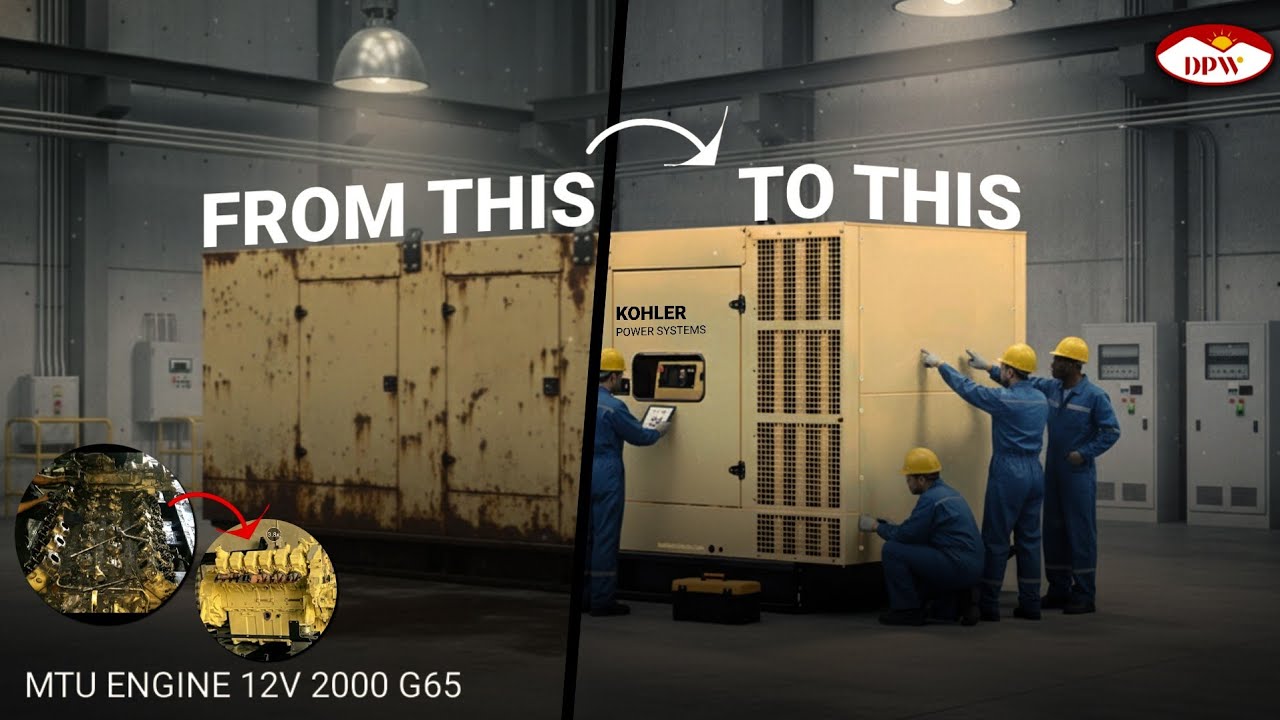 Kohler Generator , MTU Engine Major Overhauling & Restoration