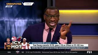 UNDISPUTED - Skip SHOCKED at Trae Young 10 TO, goes 2-10 on 3Pters in Hawk loss
