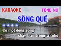 Sông Quê Karaoke Nhạc Sống Tone Nữ - Karaoke Tuấn Cơ