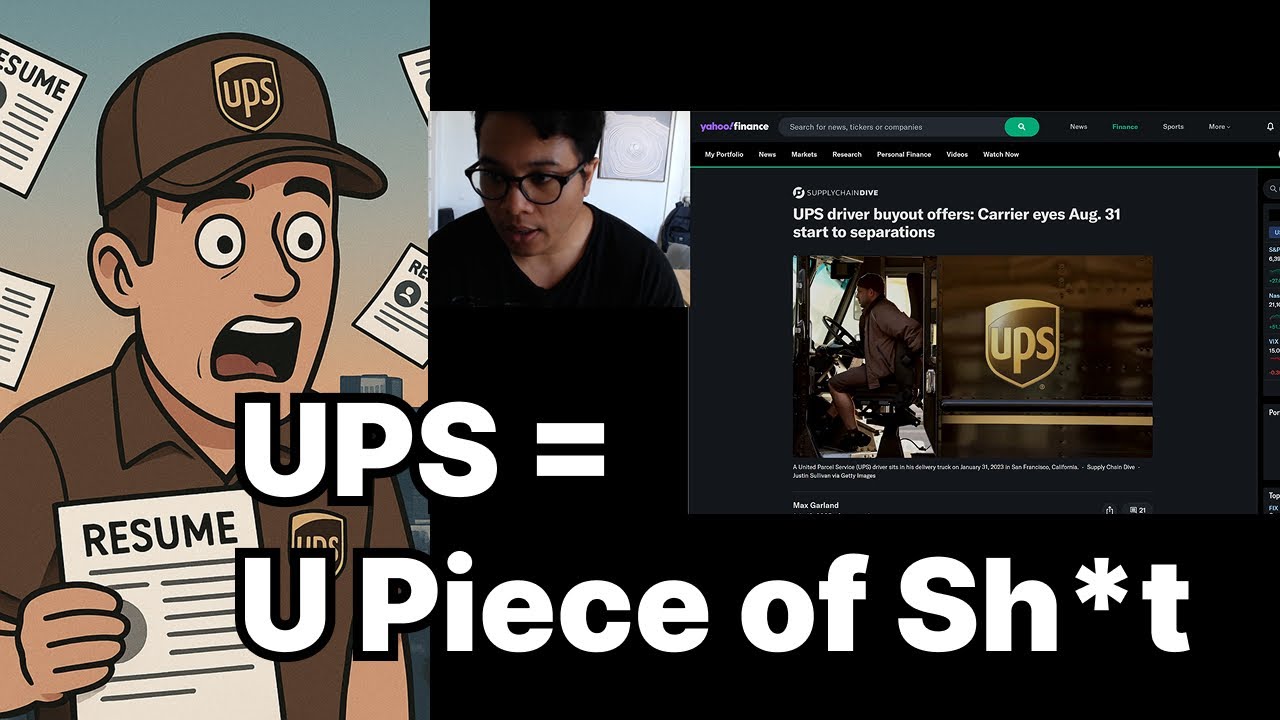 UPS Buying Out Drivers + Los Angeles Job Market Rant.