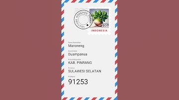 Apa Kode Pos Pinrang DUAMPANUA · Kodepos Indonesia #Shorts