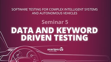 Seminar 5 - Data and Keyword Driven Testing