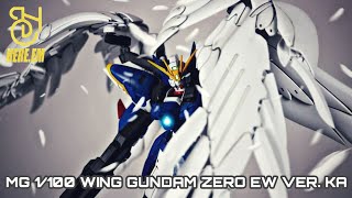 Hobby Time - MG 1/100 XXXG-00W0 Wing Gundam Zero EW Ver.Ka  [Unboxing/Speed Build/Action]