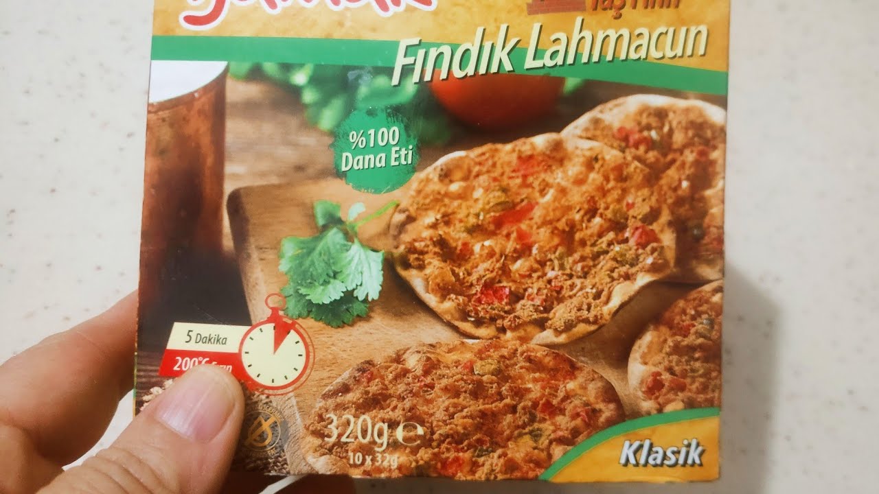 fındık lahmacun dondurulmuş hazır taş fırın lahmacun pratik tarifler en kolay öğrenci yemekleri