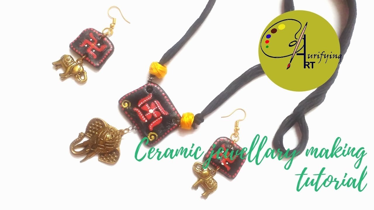 Ceramic clay jewelry making tutorial/clay ornament making YouTube