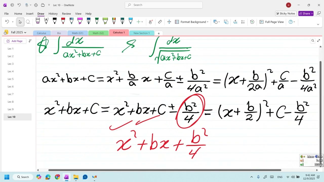 Calculus 1 | Lec 10 | Area Under the Curve