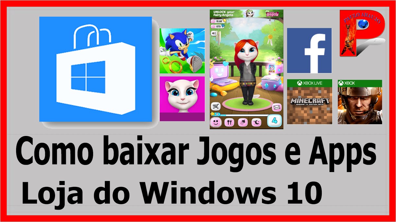 Windows 10 Como baixar Jogos e Apps na loja 