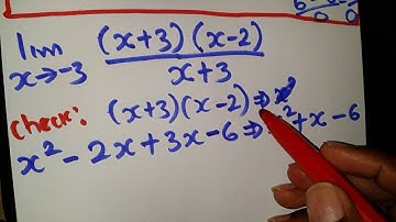 Calculus 101: Strategy For Finding Limits (Dividing Out Techniques)