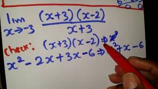 Calculus 101: Strategy For Finding Limits (Dividing Out Techniques)
