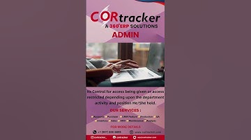 CORtracker A 360 degree ERP Solutions #shortvideo#erpsolutions#software#viralvideo #trendingshorts