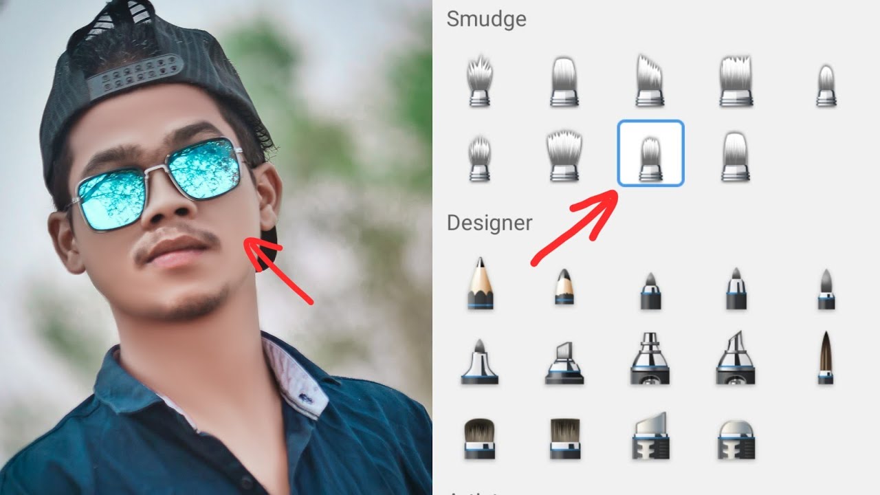 White Face Photo editing | Face Smooth Autodesk Sketchbook | Face smooth Editing