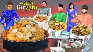 4am Chicken Biryani Tasty Chicken Kebab Biryani Street Food Hindi Kahani Moral Stories Comedy Video