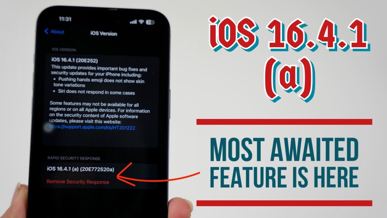 IOS 16 4 1 a Officially Released Most Awaited Feature From Apple In ios-16-4-1-a-officially-released-most-awaited-feature-from-apple-in