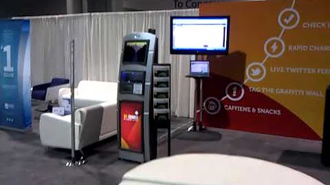Cellphone charging kiosk stations, leasing and rentals sponsored by CoreNet)Charge N Go networks