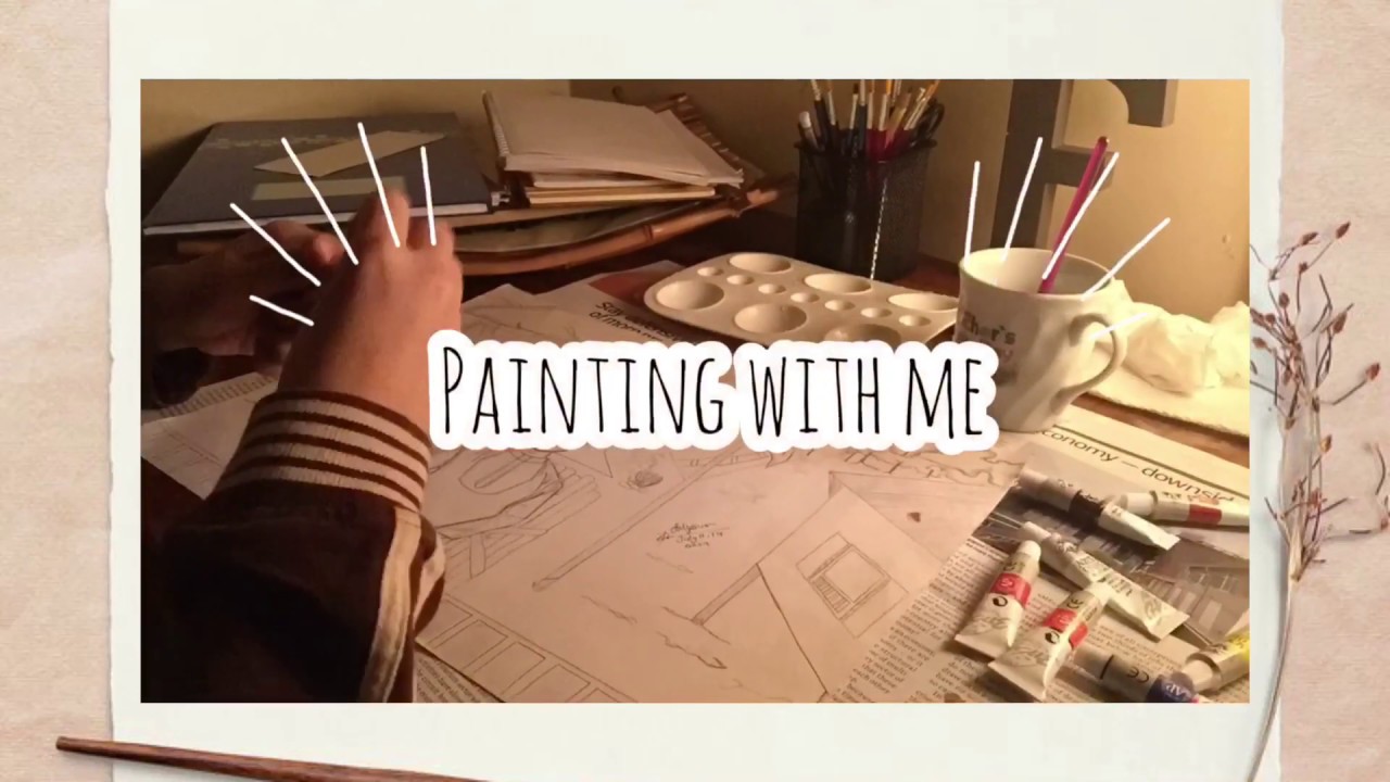 Painting for the first time // timelapse - YouTube