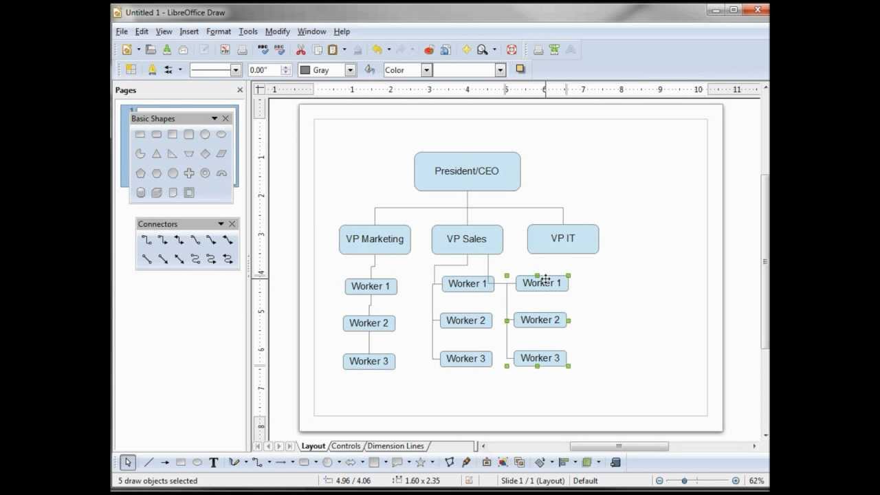 Simple Org Chart Builder