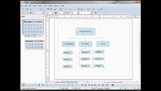 LibreOffice Draw (04) A Simple Org Chart screenshot 4