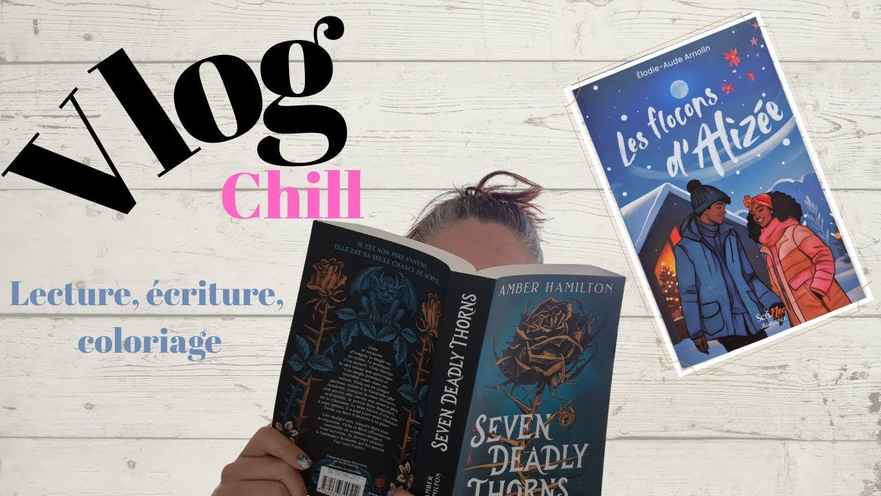 Vlog chill lecture 📚 écriture 📝et coloriage 🖍