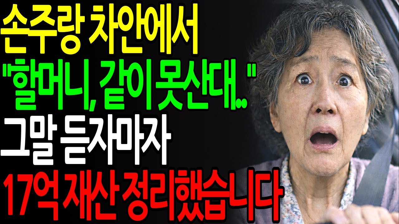 손주를 태우고 가던 아침 “할머니, 같이 못 산대” 그 말에 저는 멈춰섰습니다 ｜사연라디오 · 오디오북 · 노후의지혜 · 가족갈등