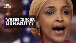 'Where is your humanity?': US Representative Ilhan Omar calls for Gaza ceasefire