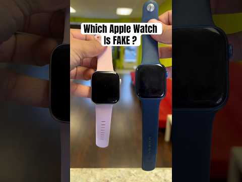 Which Apple Watch Do You Think is FAKE ?🤔 #shorts #apple #iphone #ios #android #samsung #fyp #fake