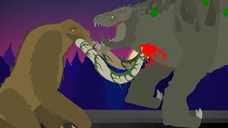 Titanus Methusaleh vs Titanus Behemoth  l  Godzilla King Of Monsters