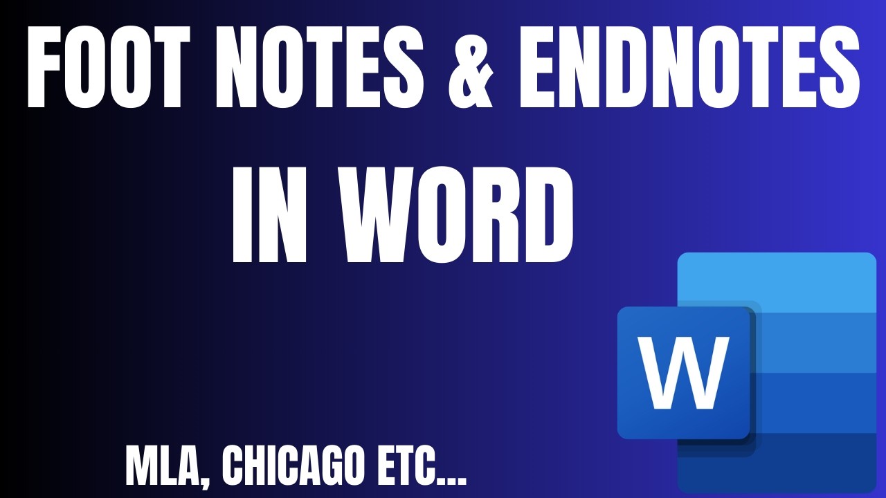 How to Add Footnotes and Endnotes in Microsoft Word (Full Tutorial ...