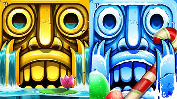 Temple Run 2 Reverse Gameplay - Frozen Shadows VS Enchanted Palace