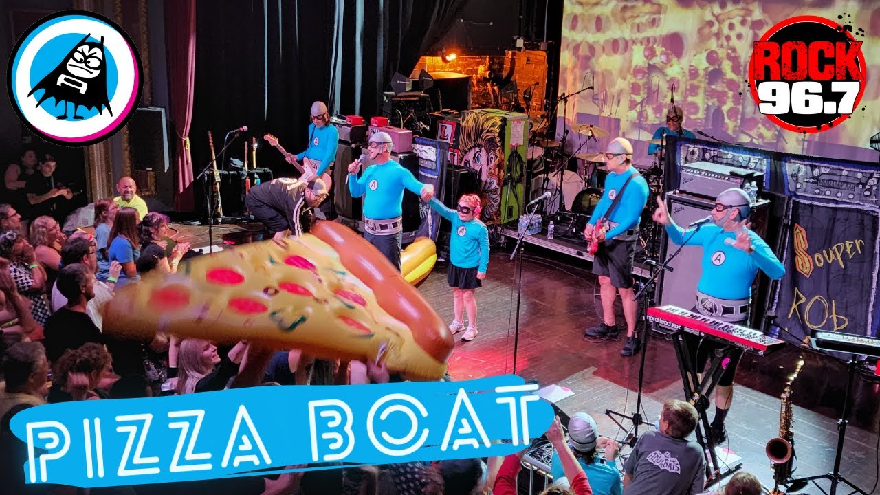 The Aquabats! Take Young Fan on a Pizza Boat to Crowd Surf YouTube