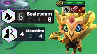 6 Scalescorn 4 Shapeshifter 3 Star Gnar is BROKENNNN !!! TFT SET 7.5