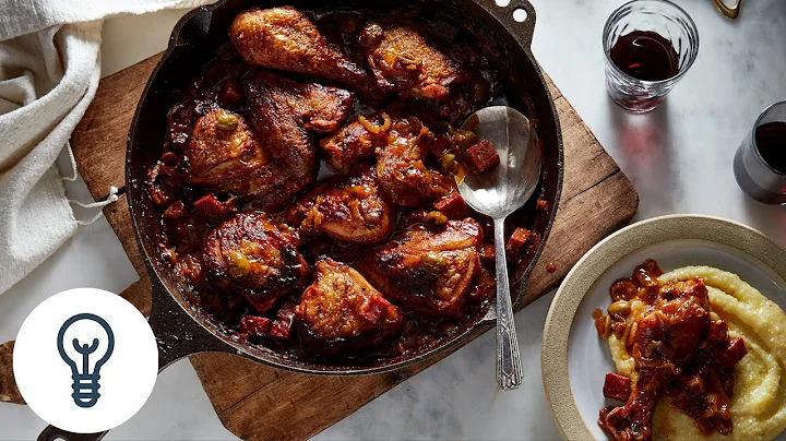 Donald Link's Braised Chicken with Salami and Oliv...