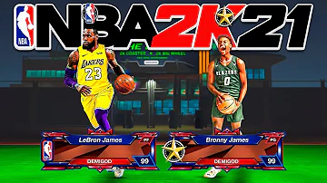 LeBron & Bronny James TAKE OVER the PARK in NBA2K21