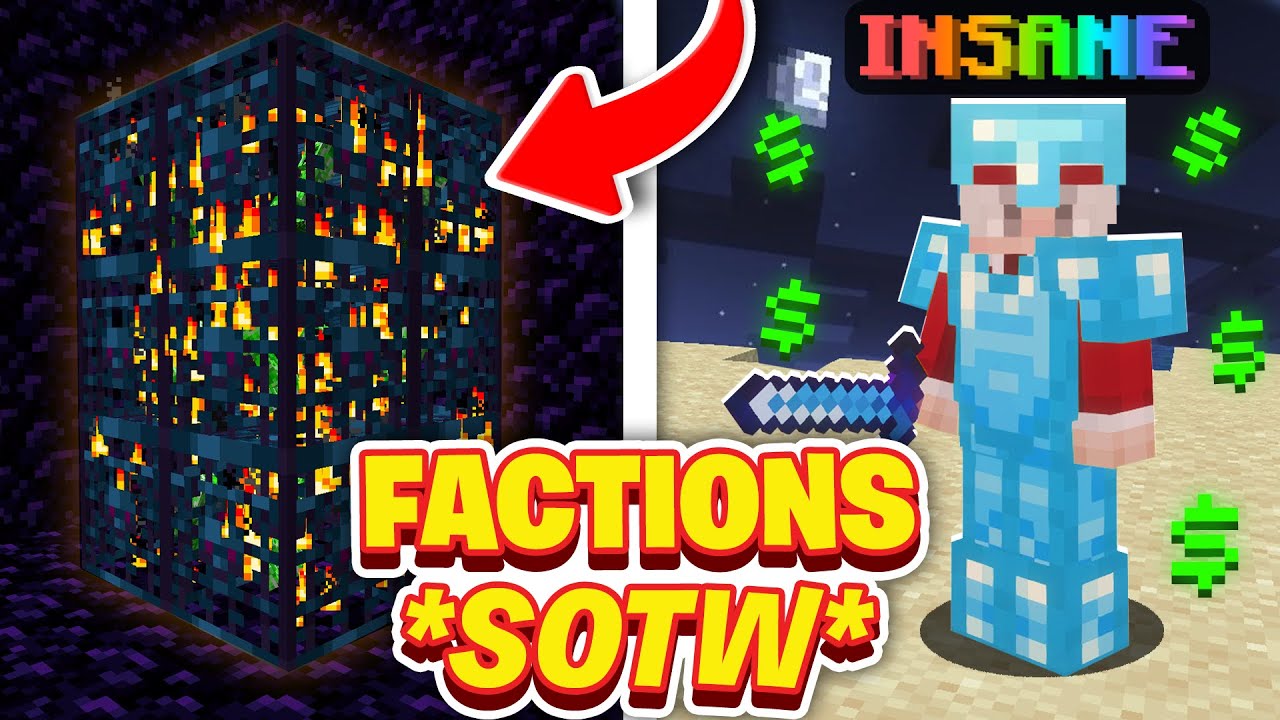 BEST *SOTW* ON *NEW* MINECRAFT FACTION SERVER | Minecraft Factions ...