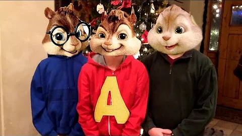 Chipmunks Christmas lip sync