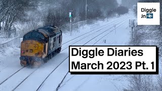 Huge RAIL-CRANE for the Trans-Pennine ELECTRIFICATION | Diggle Diaries: March 2023 Part 1